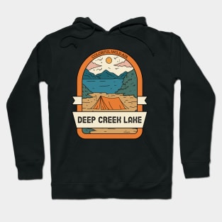 Deep Creek Lake Vintage Travel Hoodie